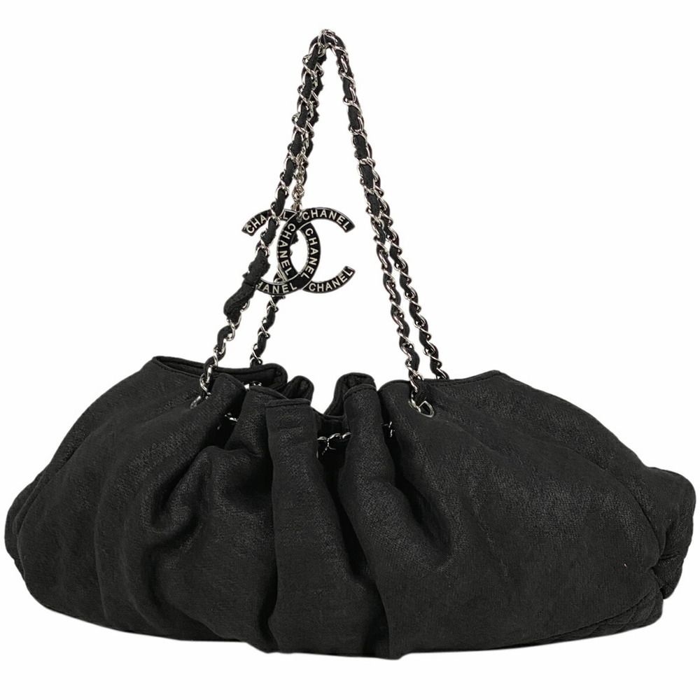 Chanel Coco Mark Chain Drawstring Charm Shoulder … - image 1